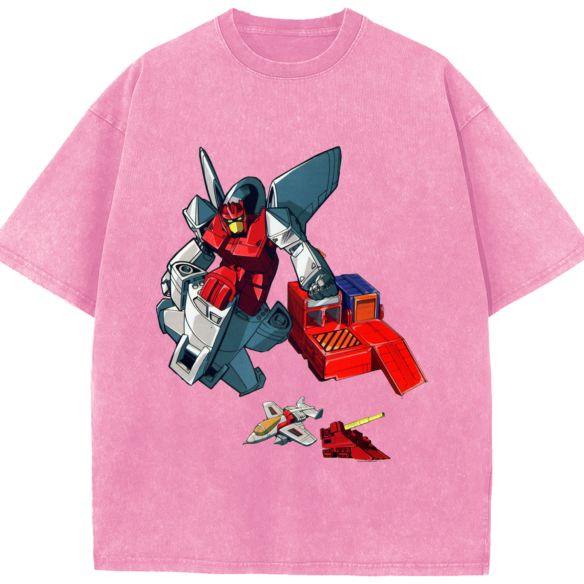 （画像用）  綿100% ヴィンテージ風 半袖Tシャツ（フロントプリント）